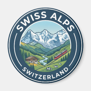 SCHWEIZER ALPEN SCHWEIZ MAGNET