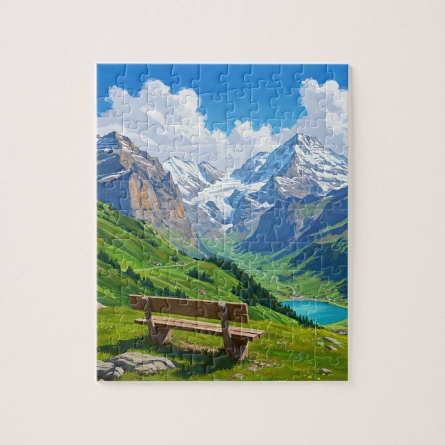 Schweizer Alpen Schweiz Reise (Vertikal)