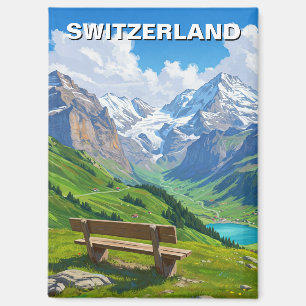 Schweizer Alpen Schweiz Reisen Magnet