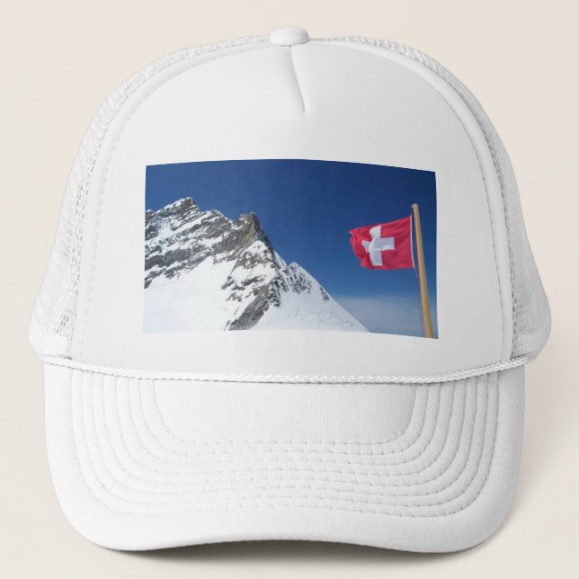 SCHWEIZER ALPEN TRUCKERKAPPE (Vorderseite)