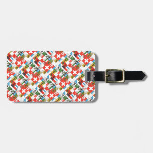 Schweizer cantonial Flaggen Gepäckanhänger