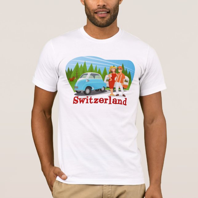 Schweizer - die Schweiz T-Shirt (Vorderseite)