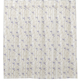 Schweizer Dot über Grau Duschvorhang