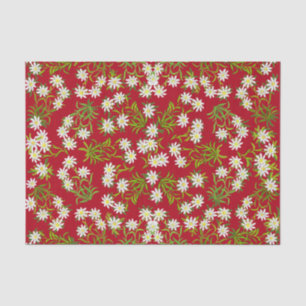 Schweizer Edelweiss alpines Blumen-Seidenpapier Seidenpapier