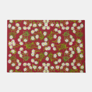 Schweizer Edelweiss Blume Doormat Fußmatte