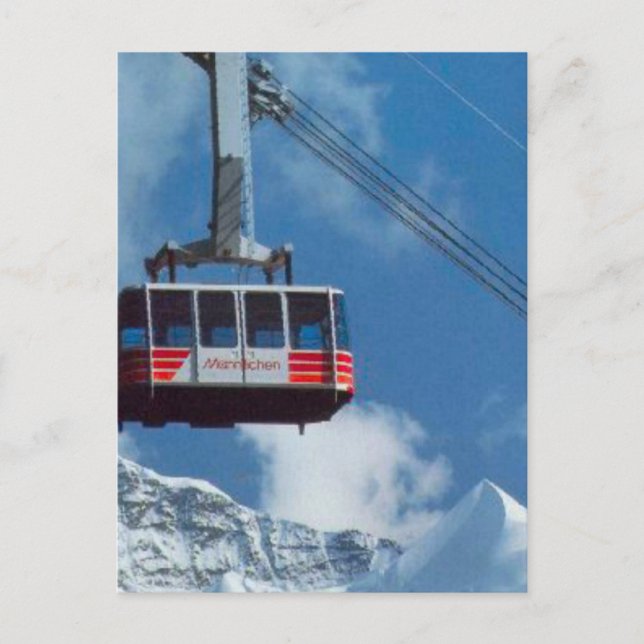 Schweizer Eisenbahnen; Bahnhof Hassliberg Postkarte (Vorderseite)