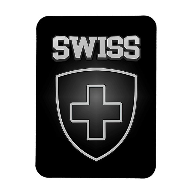 Schweizer Emblem Magnet (Vertikal)