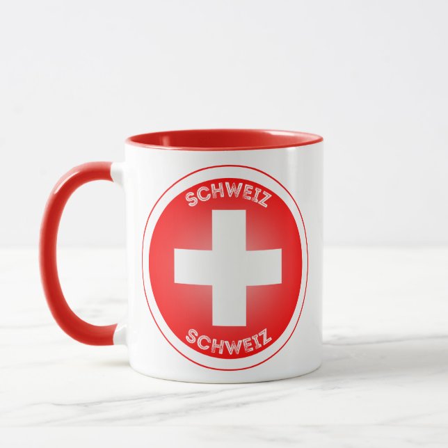 Schweizer Erbesymbol Tasse (Links)