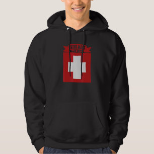 Schweizer Fabrikat Schweiz Hoodie