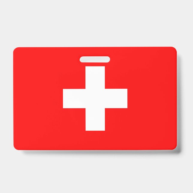 Schweizer Flagge Ausweis (Vorderseite)