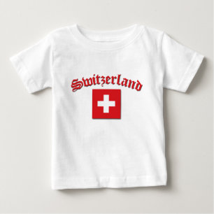 Schweizer Flagge Baby T-shirt