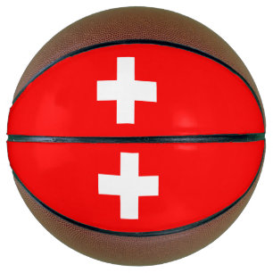 Schweizer Flagge Basketball