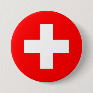 Schweizer Flagge Button