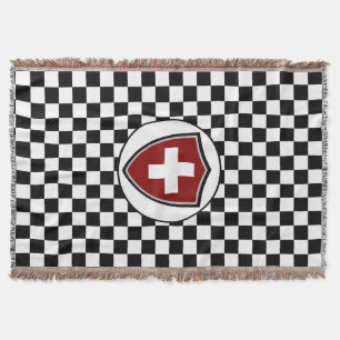 Schweizer Flagge Decke