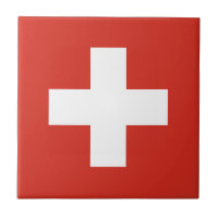 Schweizer Flagge - Die der Nationalflagge der Schw