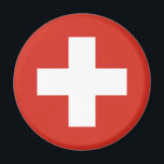 Schweizer Flagge - Die der Nationalflagge der Schw Magnet<br><div class="desc">Schweizer Flagge - Die der Nationalflagge der Schweiz</div>