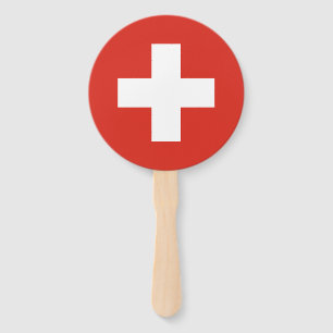 Schweizer Flagge Fächer
