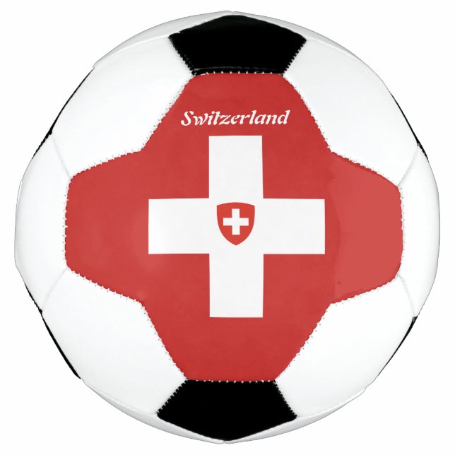 Schweizer Flagge Fußball (Vorderseite)