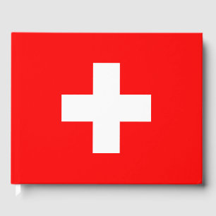 Schweizer Flagge Gästebuch