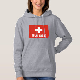 Schweizer Flagge Hoodie