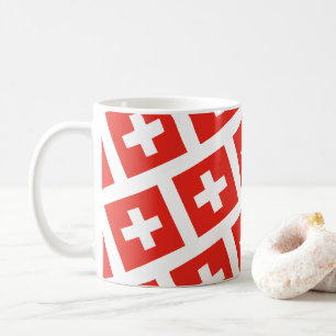 Schweizer Flagge I Liebe Schweiz Kaffeetasse