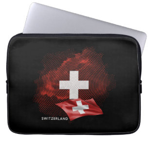 Schweizer Flagge Laptopschutzhülle