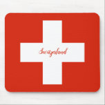 Schweizer Flagge Mousepad<br><div class="desc">Schweizer Flagge</div>