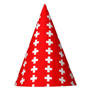 Schweizer Flagge Partyhütchen