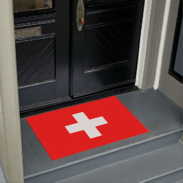 Schweizer Flagge (Schweiz) Fußmatte