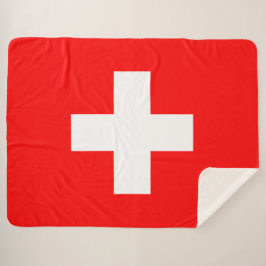 Schweizer Flagge (Schweiz) Sherpadecke