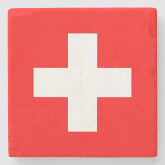 Schweizer Flagge (Schweiz) Steinuntersetzer