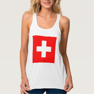 Schweizer Flagge (Schweiz) Tank Top
