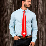 Schweizer Flagge & Schweizer Geschäftsmode Krawatte<br><div class="desc">Neck Tie: Schweiz & Schweizer Flagge Business Fashion - Liebe mein Land,  Urlaub,  Reisen,  Patrioten / Sportfans</div>