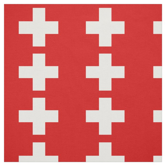Schweizer Flagge Stoff (Muster)