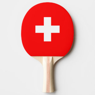 Schweizer Flagge Tischtennis Schläger