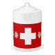 Schweizer Flagge und Edelweiß (Vorderseite)