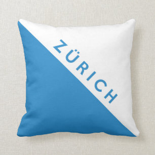 Schweizer Flaggenregion der Zürich-Provinz Schwei Kissen