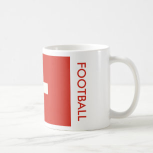 SCHWEIZER FUSSBALL KAFFEETASSE