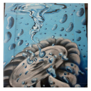 Schweizer Graffiti Fliese