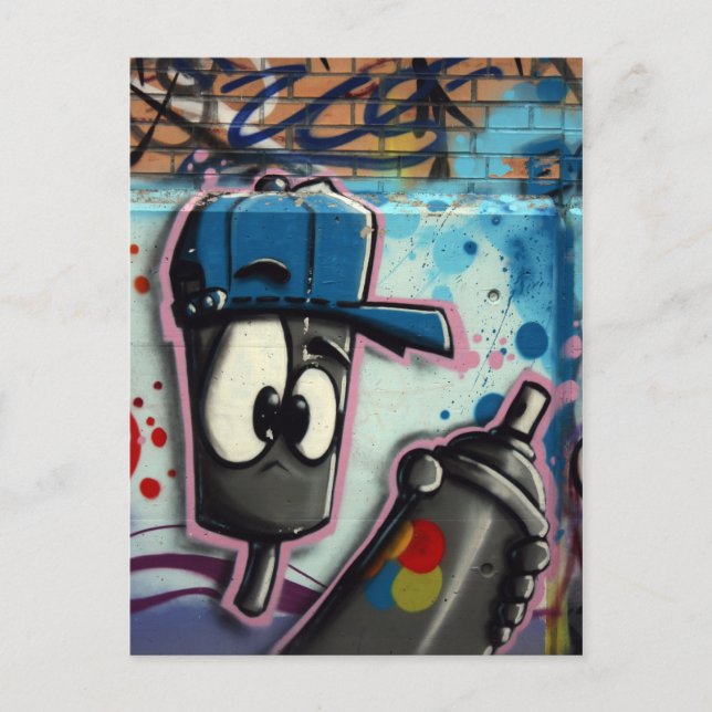 Schweizer Graffiti Postkarte (Vorderseite)