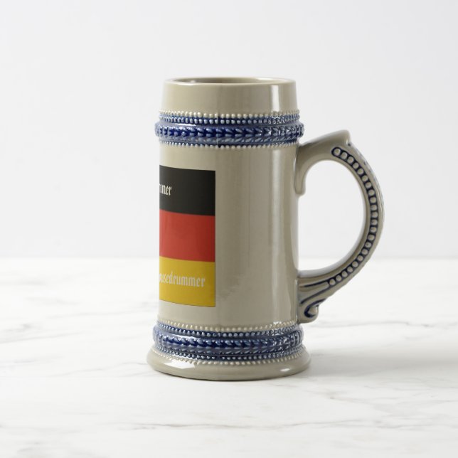 Schweizer Haus-Schlagzeuger Bierglas (Rechts)