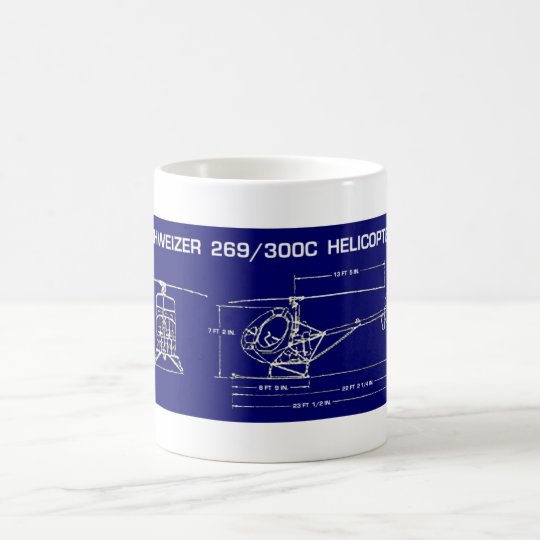 Schweizer Hubschrauber Kaffeetasse