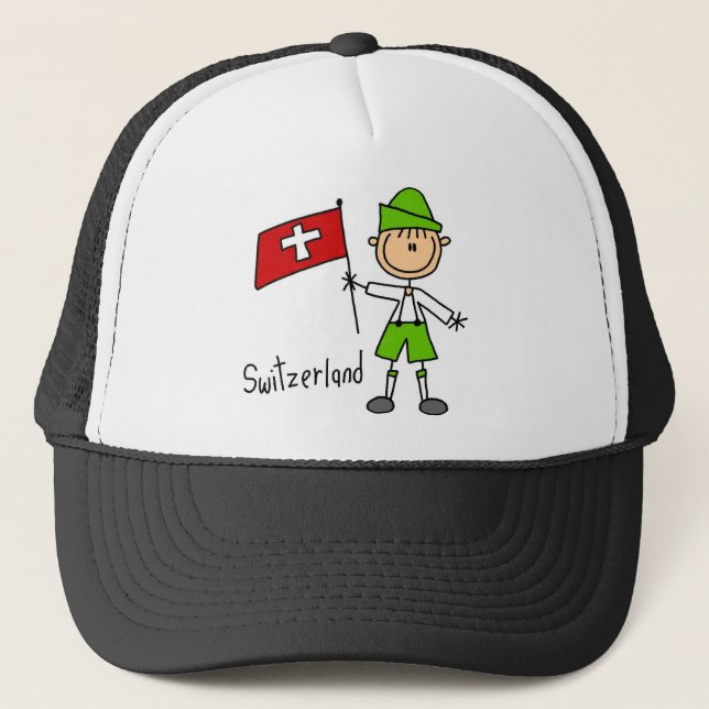 Schweizer Hut Truckerkappe (Vorderseite)