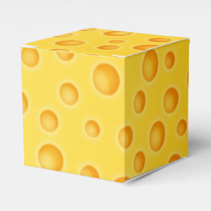 Schweizer Käse Cheezy Beschaffenheits-Muster Geschenkschachtel