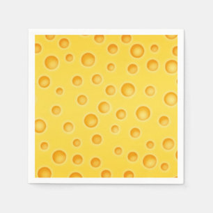 Schweizer Käse Cheezy Beschaffenheits-Muster Serviette