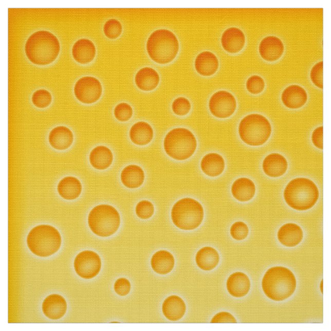 Schweizer Käse Cheezy Beschaffenheits-Muster Stoff (Muster)