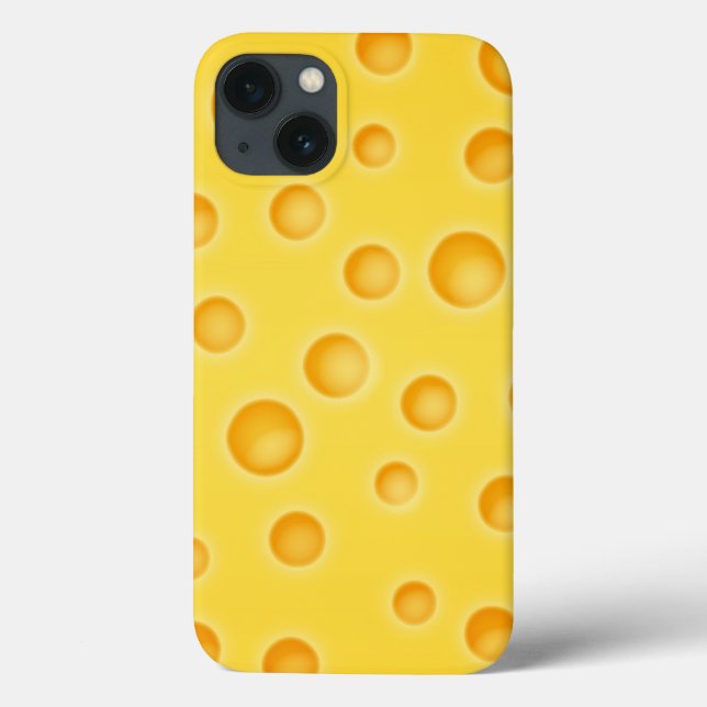 Schweizer Käse Cheezy Texturmuster Case-Mate iPhone Hülle (Rückseite)