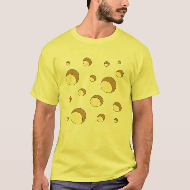 Schweizer Käse Holes Kostüm Funny Halloween Lover  T-Shirt (Vorderseite)