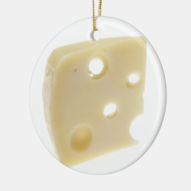 Schweizer Käse Keramikornament (Links)