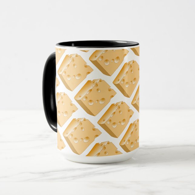 Schweizer Käse Tasse (Vorderseite Links)